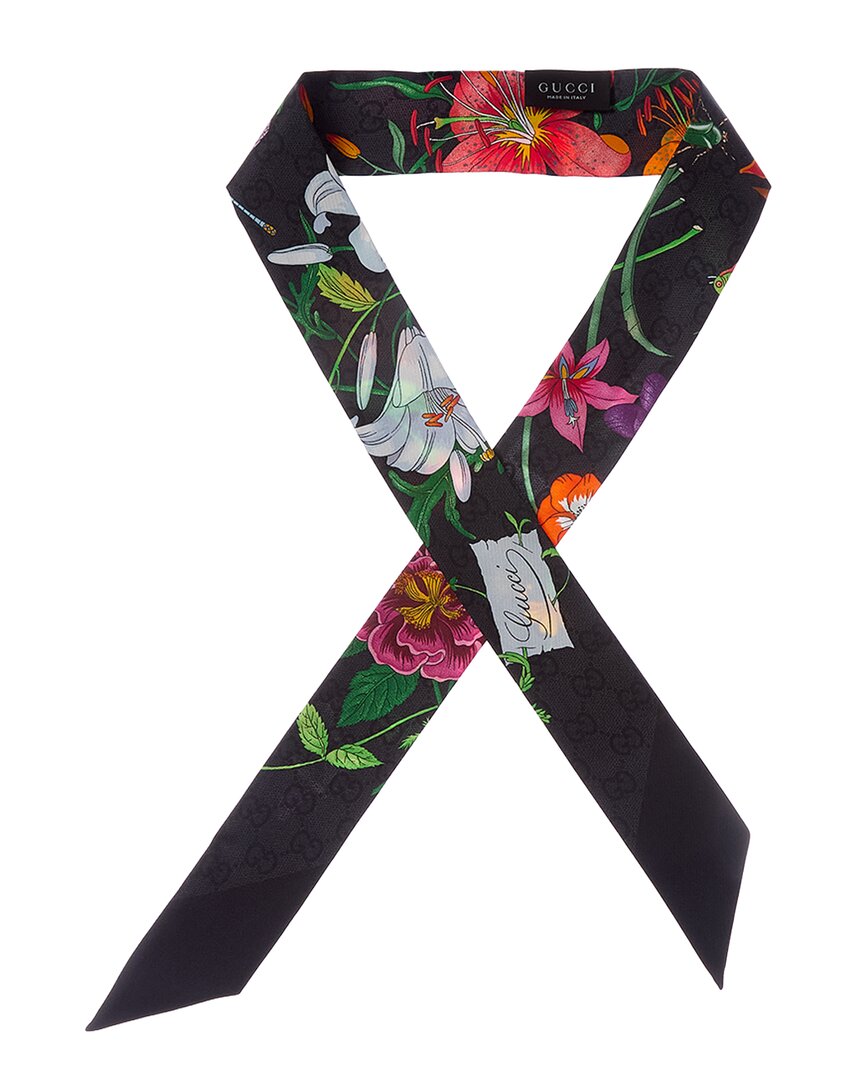 Gucci Gucci Gg Silk Scarf