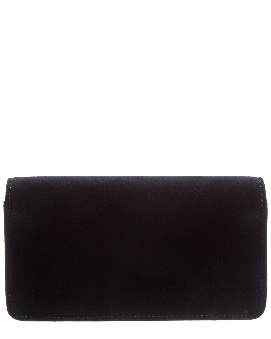 Valentino Vlogo Signature Mini Velvet Wallet On Chain