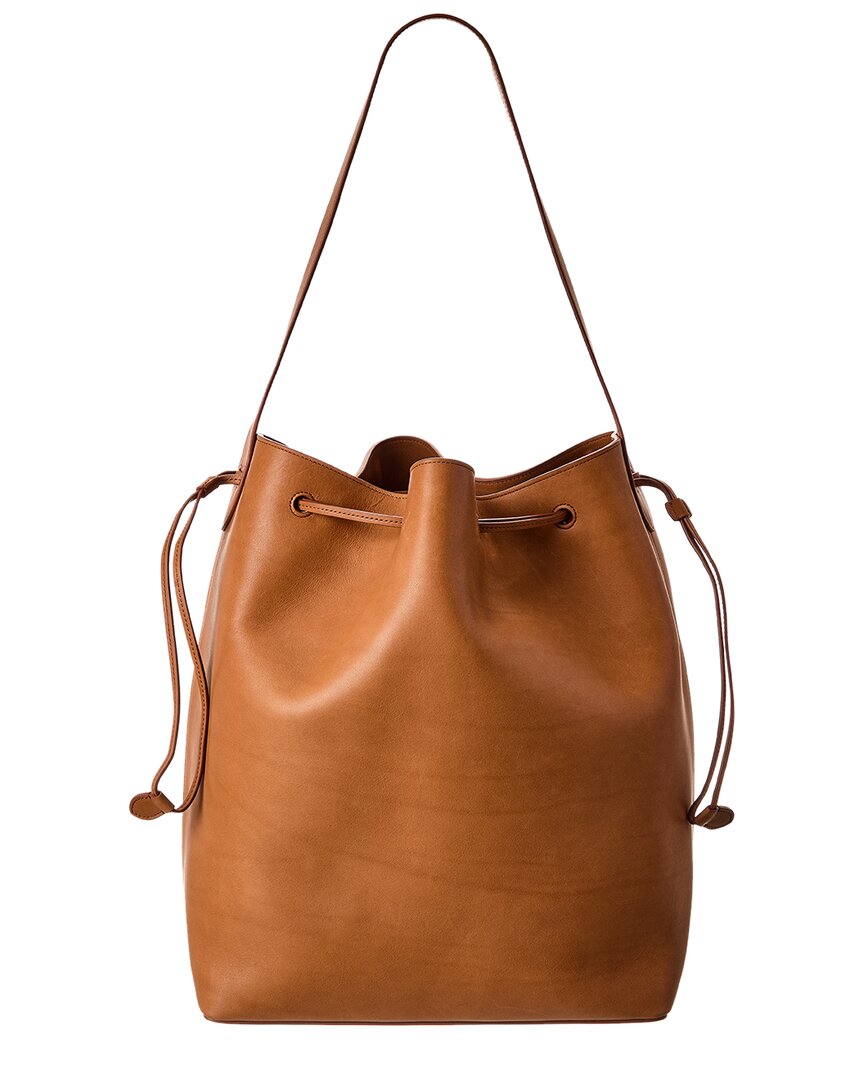 The Row Belvedere Leather Bucket Bag