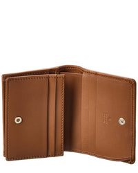 Gucci Gg Emblem Gg Supreme Canvas & Leather Wallet