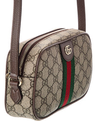Gucci Ophidia Small Gg Supreme Canvas & Leather Camera Bag