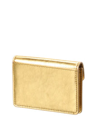 Ferragamo Fiamma Leather Card Holder