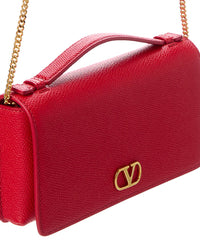 Valentino Valentino Vlogo Signature Leather Wallet On Chain