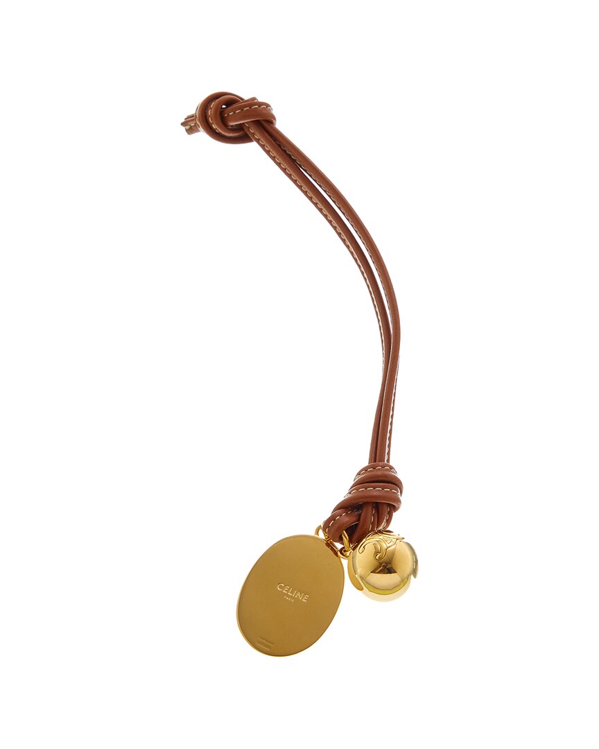 CELINE Celine Maison Celine Medallion Leather Charm