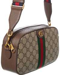 Gucci Gucci Ophidia Small Gg Supreme Canvas & Leather Crossbody