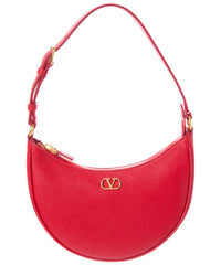 Valentino Valentino Vlogo Signature Mini Leather Hobo Bag