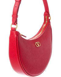Valentino Valentino Vlogo Signature Mini Leather Hobo Bag
