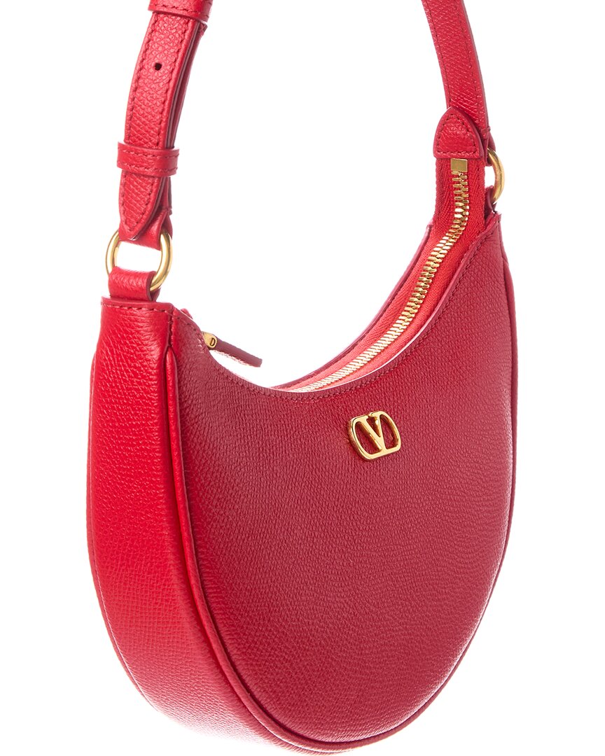 Valentino Valentino Vlogo Signature Mini Leather Hobo Bag
