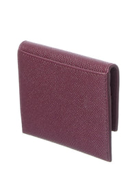 Ferragamo Ferragamo Gancini Leather Card Case