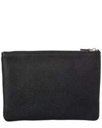 Valentino Valentino Vlogo Signature Leather Pouch