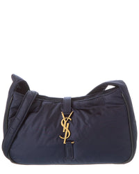 Saint Laurent Le 5 À 7 Mini Nylon Crossbody ONE SIZE Blue