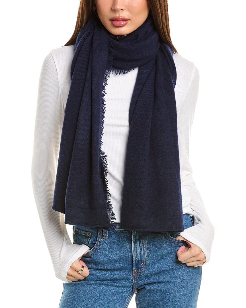 Amicale Cashmere Fringe Jersey Cashmere Travel Wrap