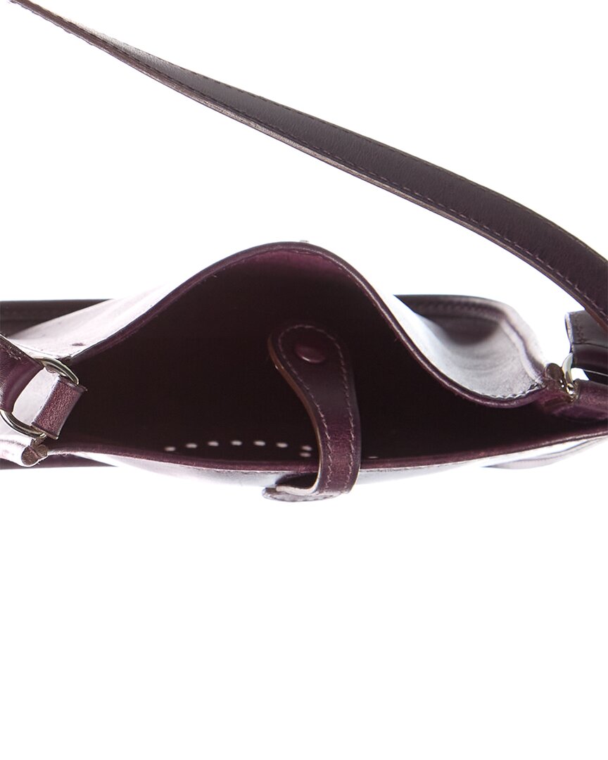 Hermes Purple Box Calf Leather Evelyne I Tpm (Authentic Pre-Loved)