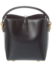 Saint Laurent Le 37 Mini Leather Bucket Bag, Ns