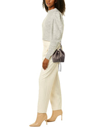 Valentino Rockstud Grainy Leather Bucket Bag