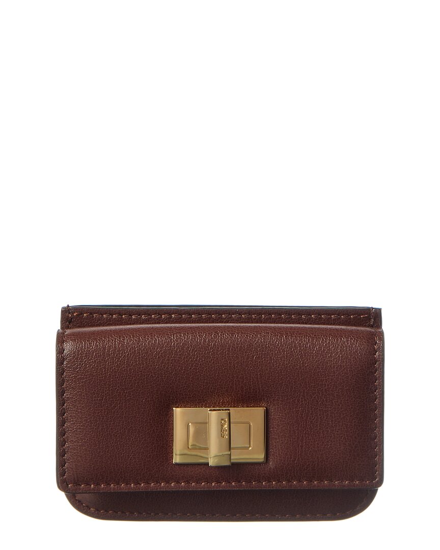 FENDI Fendi Way Leather Card Holder