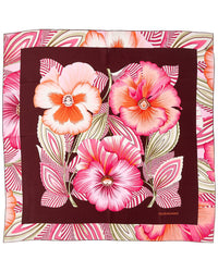 Ferragamo Brezza Print Silk Scarf