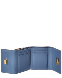 FENDI Fendi Way Small Leather Trifold Wallet