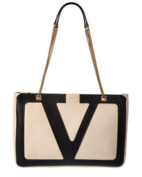 Valentino Valentino Vlogo Medium Leather Tote