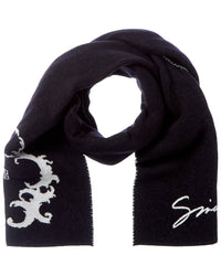 Givenchy Givenchy Reversible Baroque Crown Wool & Silk-Blend Scarf