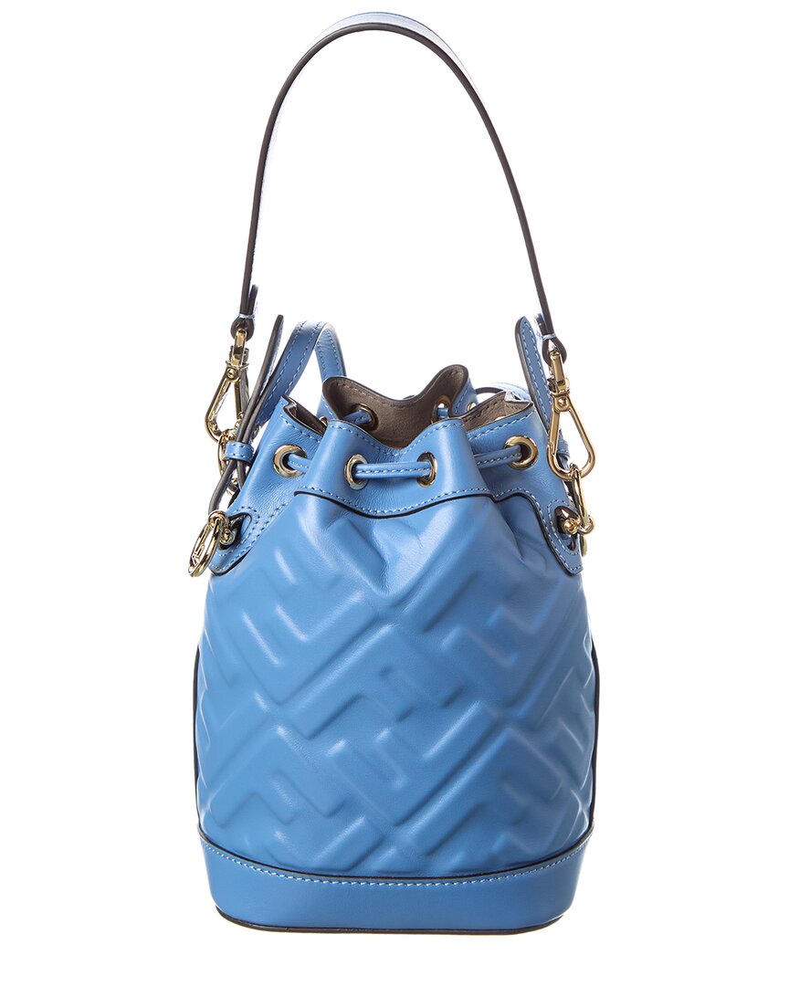Fendi Mon Tresor Mini Leather Bucket Bag