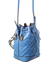 Fendi Mon Tresor Mini Leather Bucket Bag