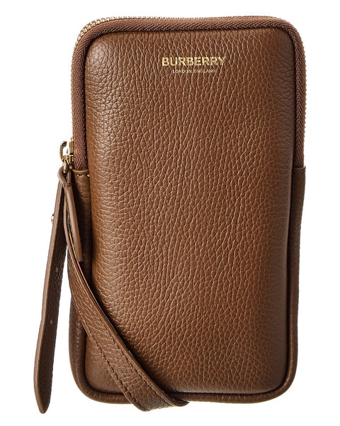 Burberry Logo Leather Phone Crossbody – Bluefly
