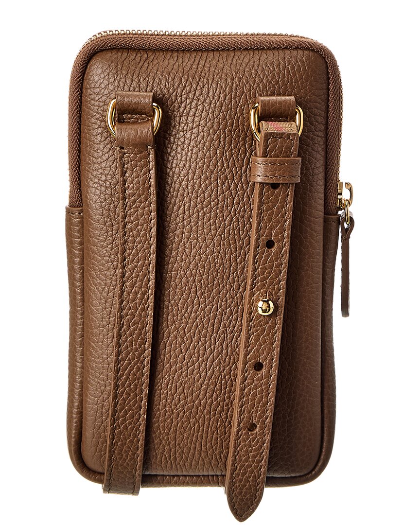 小物 BURBERRY BURBERRY Haymarket Check Patent Small Peyton Crossbody