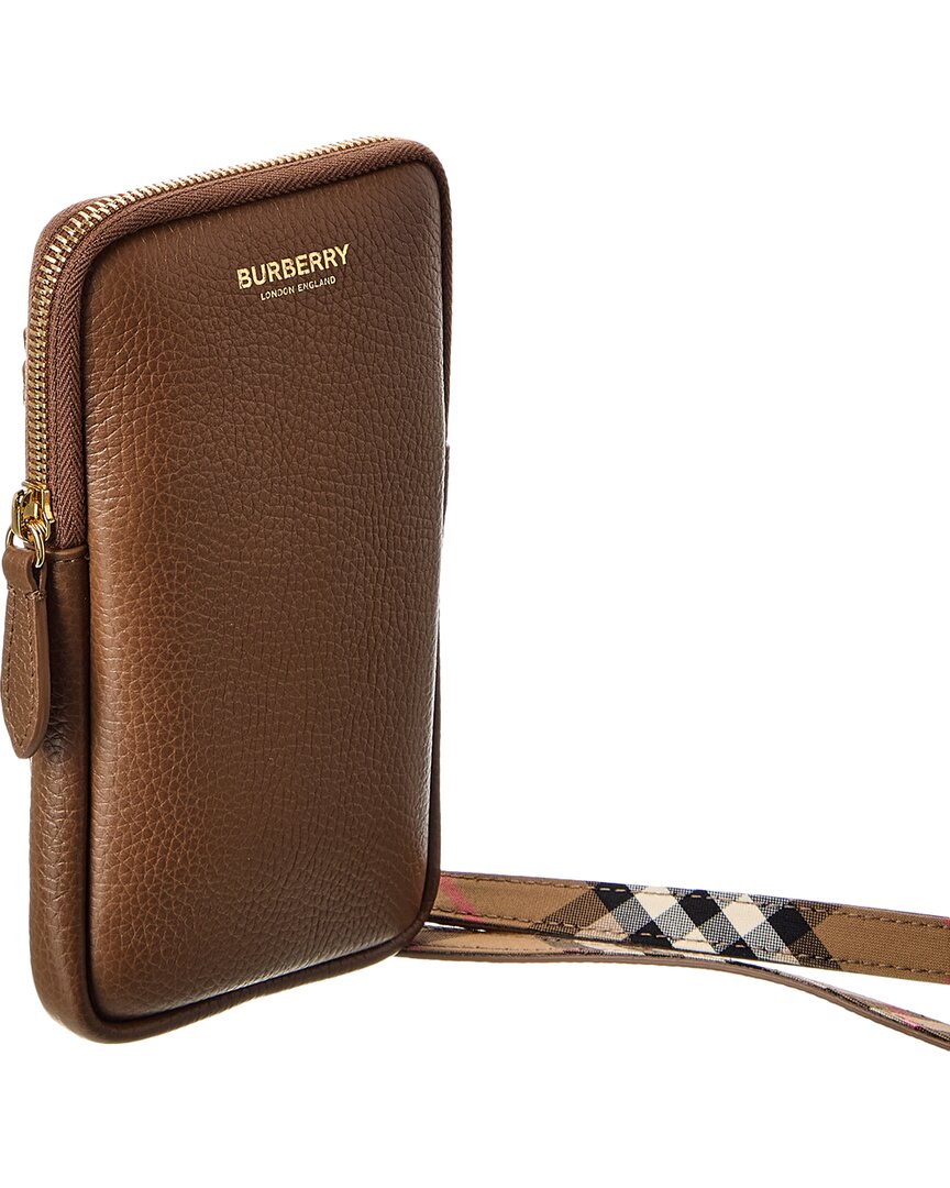 小物 90s burberry leather globe Burberry Logo Leather Phone Crossbody – Bluefly