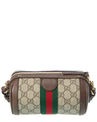 Gucci Ophidia Mini Gg Supreme Canvas & Leather Crossbody