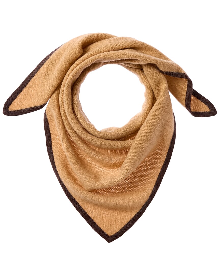 Phenix Knit Triangle Cashmere Scarf