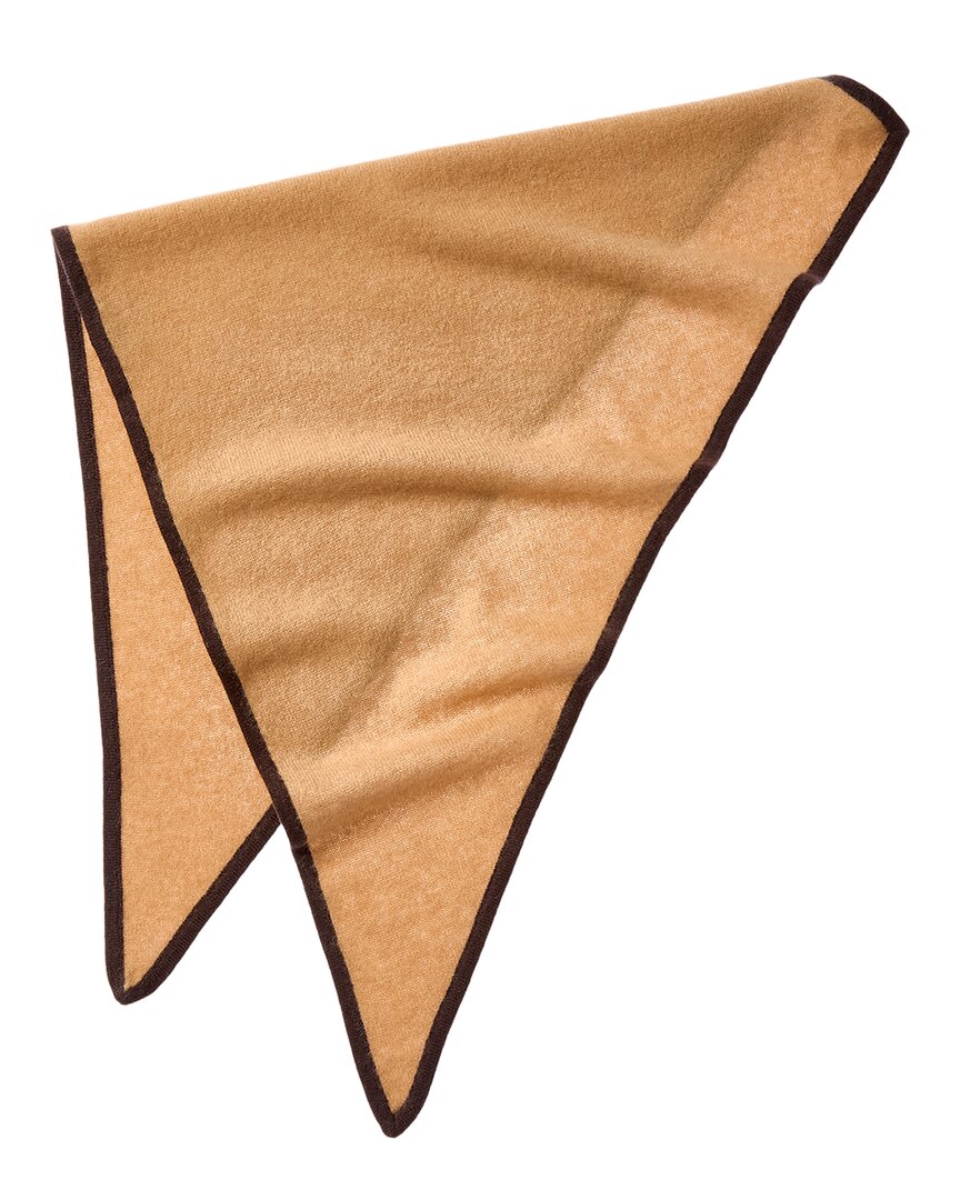 Phenix Knit Triangle Cashmere Scarf