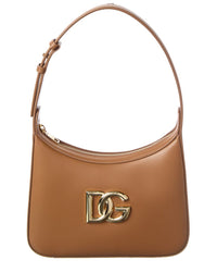 Dolce & Gabbana 3.5 Leather Hobo Bag