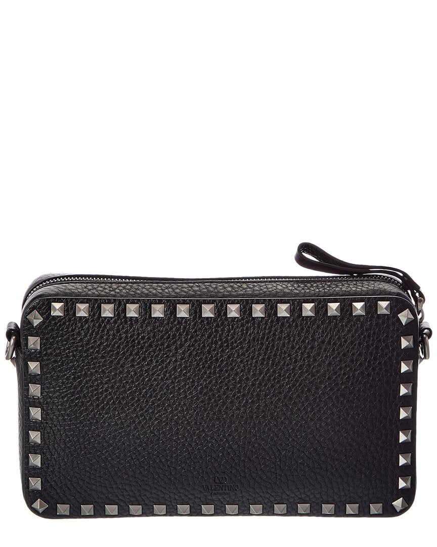 Valentino Valentino Rockstud Grainy Leather Crossbody