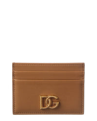 Dolce & Gabbana Logo Leather Card Holder