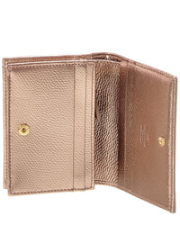 Valentino Valentino Vlogo Signature Leather Card Case