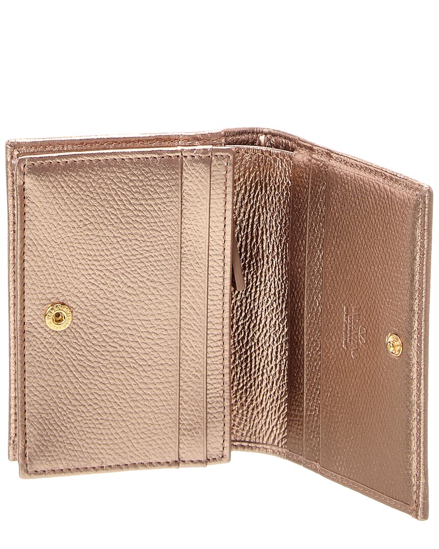 Valentino Valentino Vlogo Signature Leather Card Case