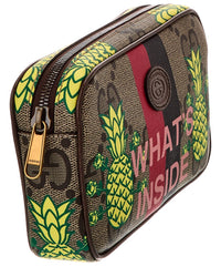 Gucci Gg Canvas & Leather Pouch Belt Bag