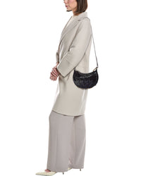 FENDI Fendi Fendigraphy Small Leather Hobo Bag