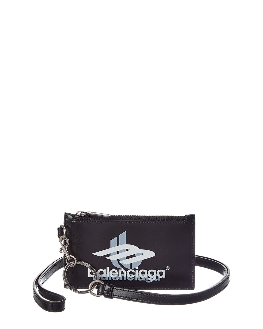 Balenciaga Balenciaga Cash Leather Card Case On Keyring