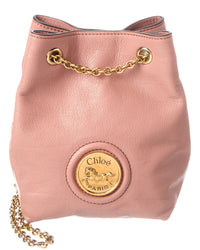 Chloé Chloé Mini Leather Bucket Bag