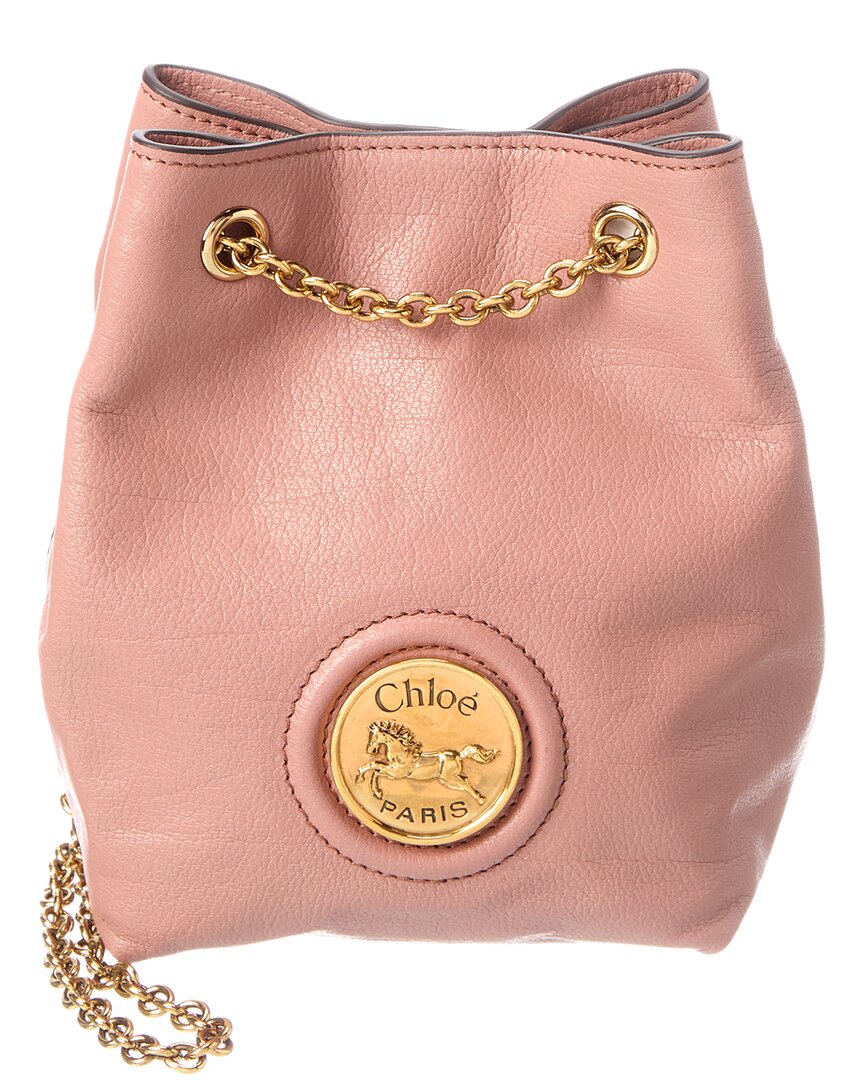 Chloé Chloé Mini Leather Bucket Bag