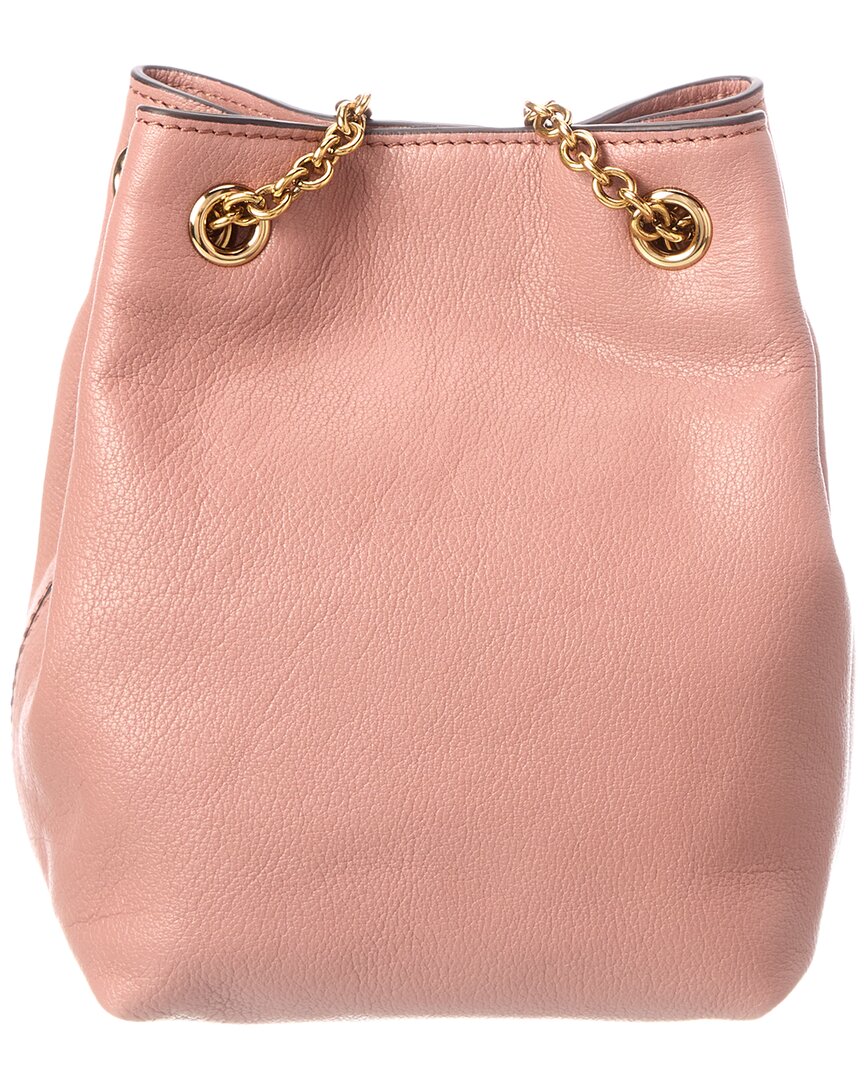 Chloé Chloé Mini Leather Bucket Bag