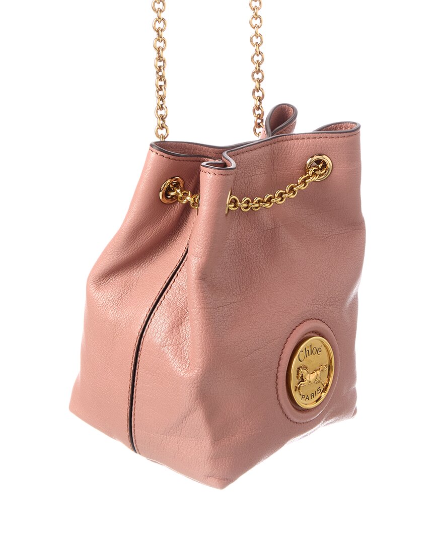 Chloé Chloé Mini Leather Bucket Bag