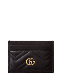 Gucci Gucci Marmont Quilted Leather Card Case