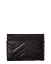 Gucci Gucci Marmont Quilted Leather Card Case