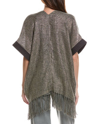 Brunello Cucinelli Brunello Cucinelli Woven Linen-Blend Pocho