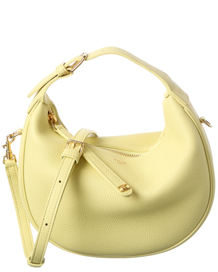 CELINE Celine Leather Hobo Bag