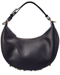 FENDI Fendi Fendigraphy Small Leather Hobo Bag