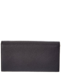 Ferragamo Gancini Leather Wallet On Chain
